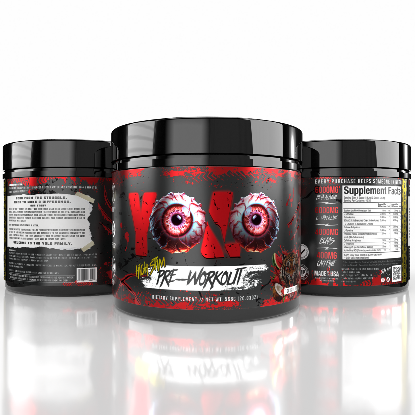 High Stim Pre-Workout (Tigers Blood)