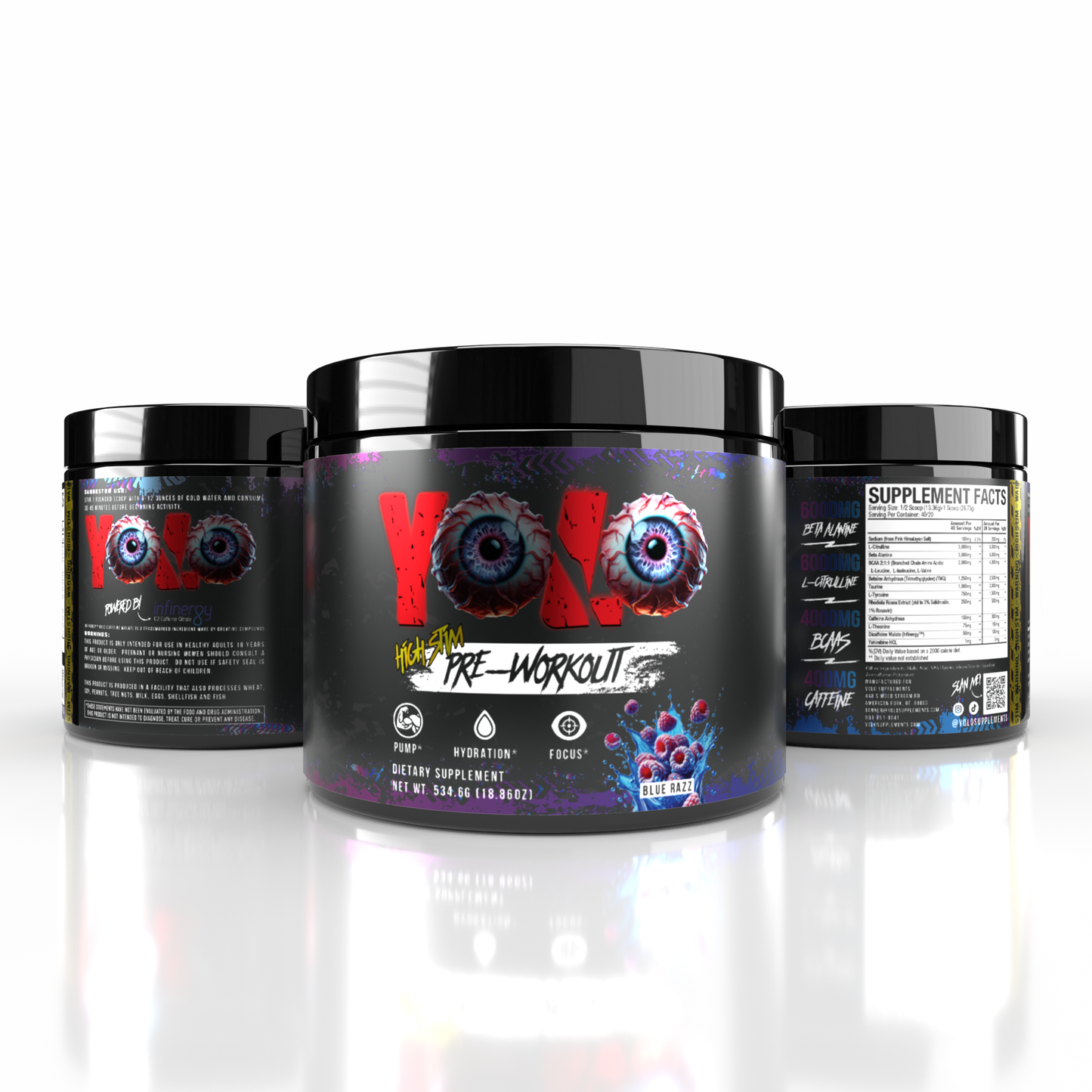 High Stim Pre-Workout (Blue Razz)